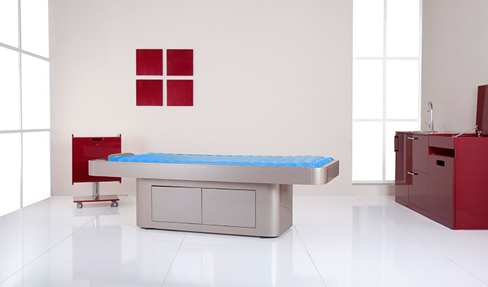 D-55B WATER, COLOR, HEAT THERAPY, TREATMENT & MASSAGE BED with 2 MOTOR
