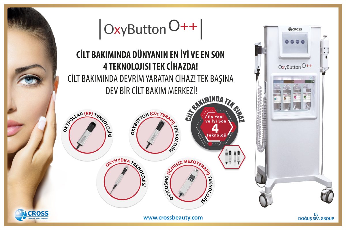 CROSS OXYBUTTON Hydrafacial + OxyGeneo Bubble Therapy + RF + İğnesiz Mezoterapi - Görsel 2